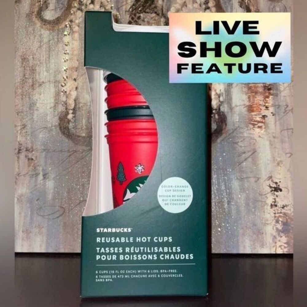 Starbucks Reusable Holiday Hot Cup 2022 color change design change